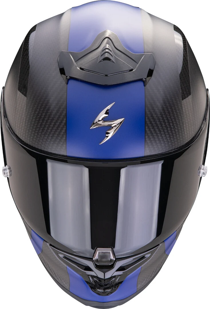 SCORPION - EXO R1 EVO CARBON AIR MG Negro mate-Azul