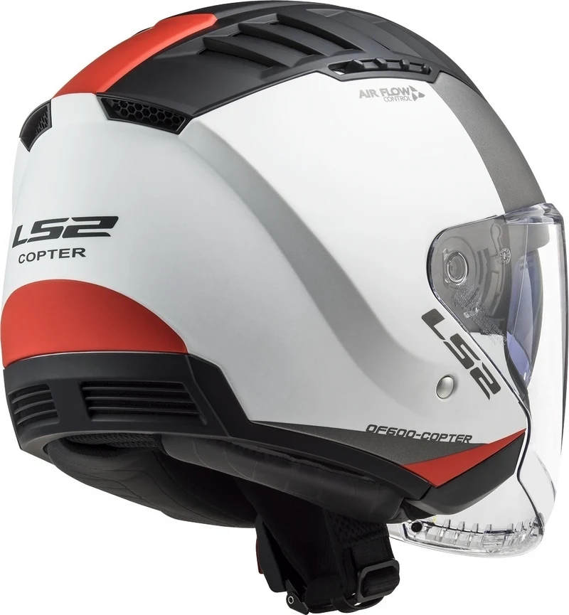 LS2 OF600 COPTER URBANE MATT WHITE RED