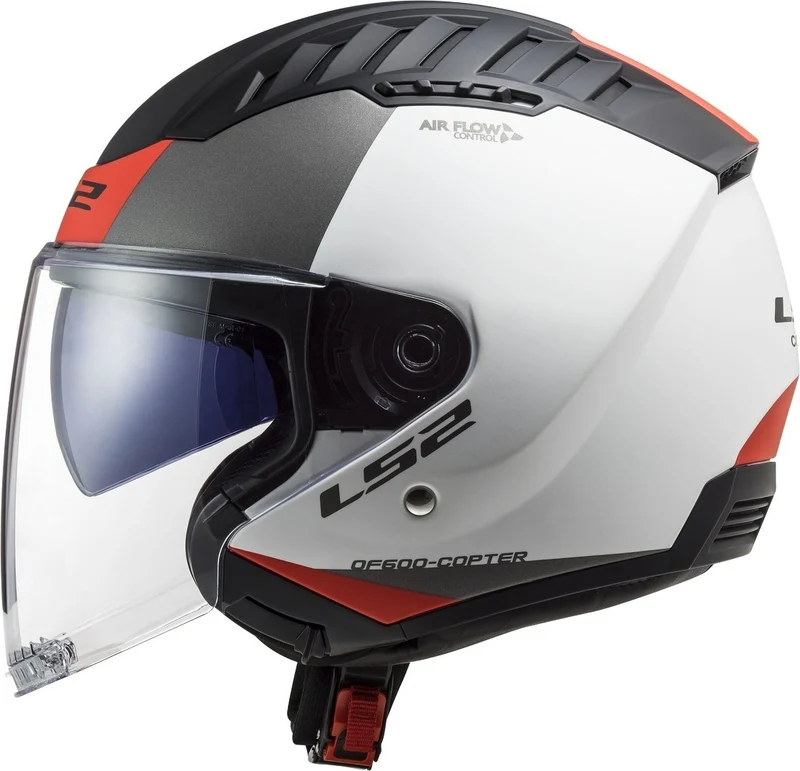 LS2 OF600 COPTER URBANE MATT WHITE RED