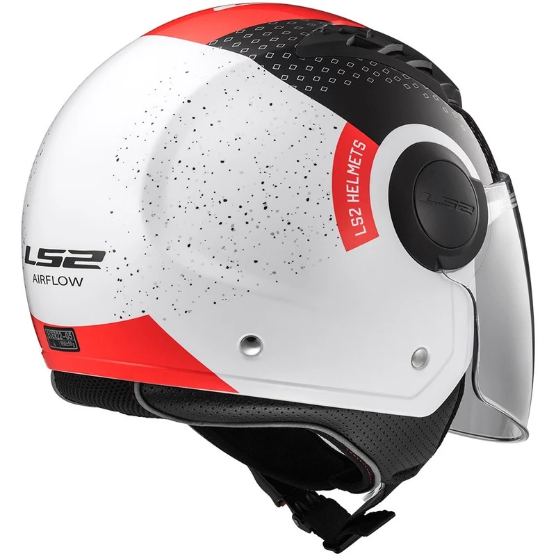 LS2 OF562 AIRFLOW CONDOR WHITE BLACK RED