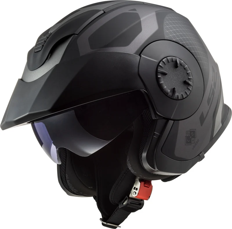 LS2 OF570 VERSO MARKER MATT BLACK TITANIUM