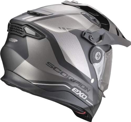SCORPION - ADF-9000 AIR TRAIL Negro mate-Plata