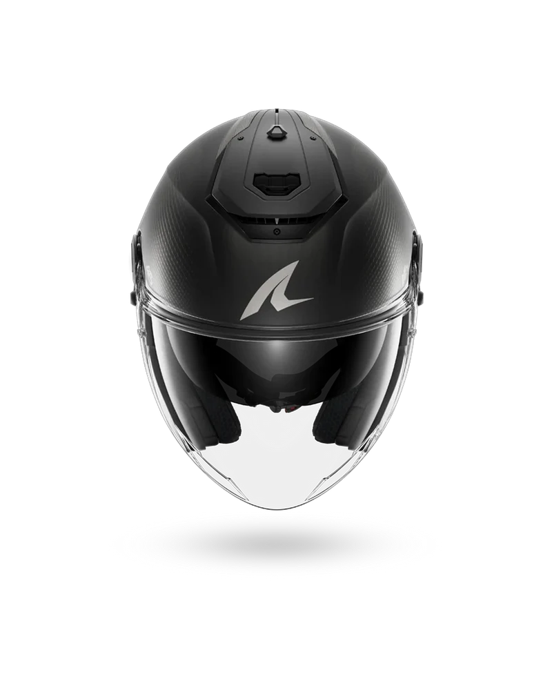 SHARK RS JET CARBON SPEED-TECH Mat Carbon Anthra NEGRO Casco De Moto