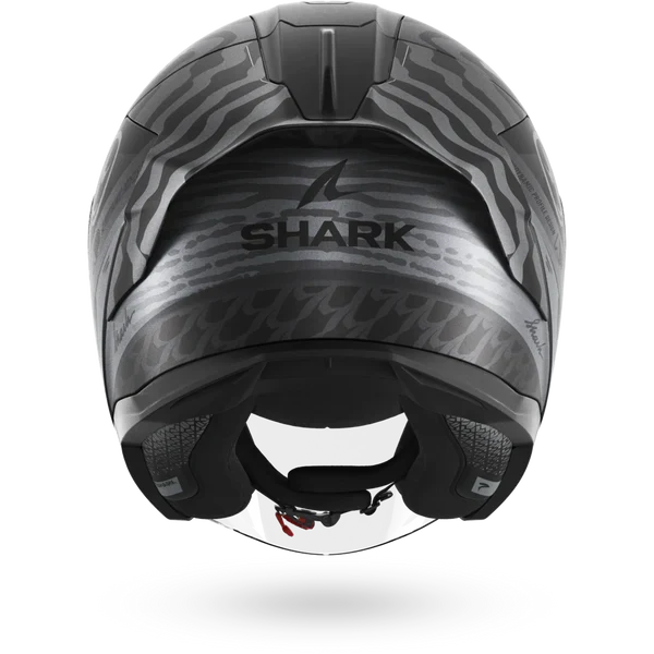 SHARK SKWAL JET CUP SPEED-FANCY Mat NEGRO Anthra Plata Casco De Moto