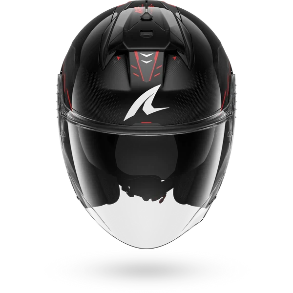 SHARK SKWAL JET CUP SPEED-TECH NEGRO Rojo Anthra Casco De Moto