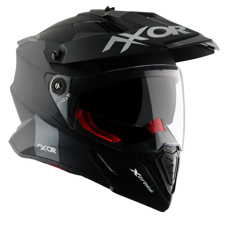 AXOR X-CROSS CASCO DOBLE VISERA DEPORTIVO DUAL MOTOCICLETA NG MATE