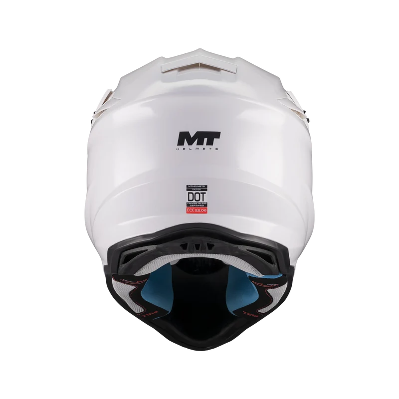 MT MX802B FALCON S PURE CASCO DE MOTO A0 PERLA BRILLO