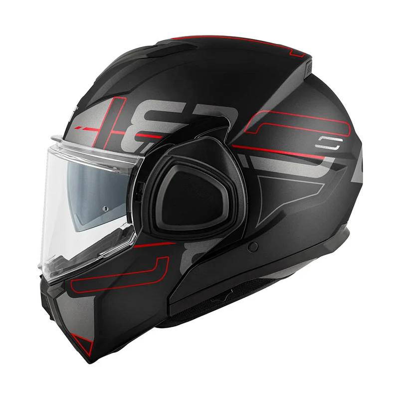 GIVI CASCO FLIPBACK X36VERTIGO NEGRO MATEROJO T54