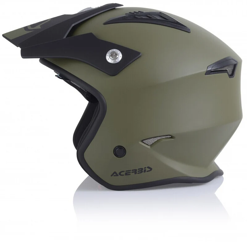 ACERBIS JET ARIA 22-06 718 CASCO AVENTURO DE MOTO Military VERDE