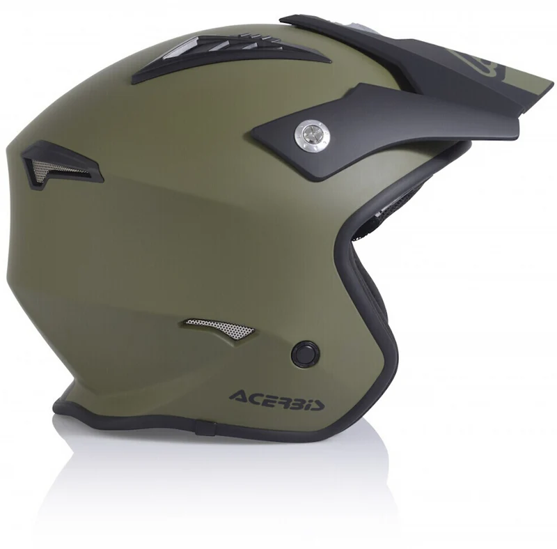 ACERBIS JET ARIA 22-06 718 CASCO AVENTURO DE MOTO Military VERDE