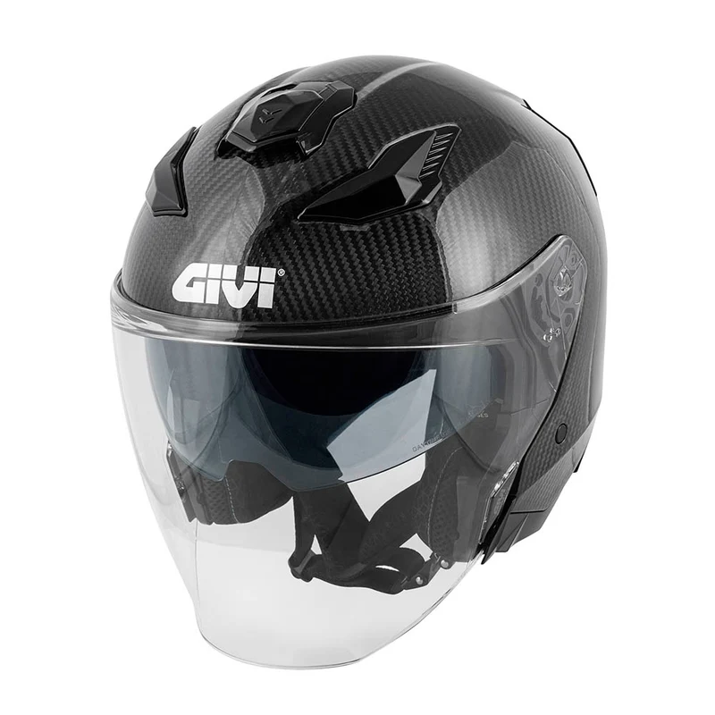 GIVI CASCO JET CARBON X31SOLID CARBONO BRILLO T54