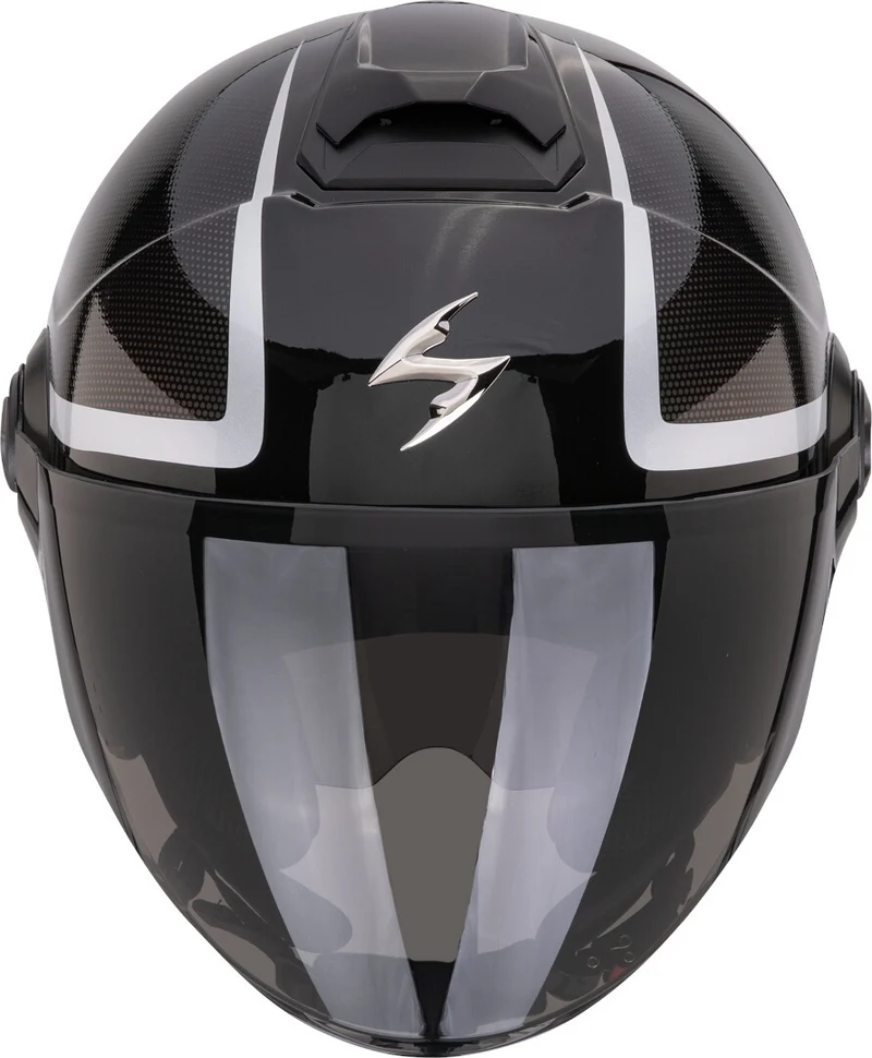 SCORPION EXO-CITY II INTERCITY Cara Abierta Casco Jet Negro Camaleon