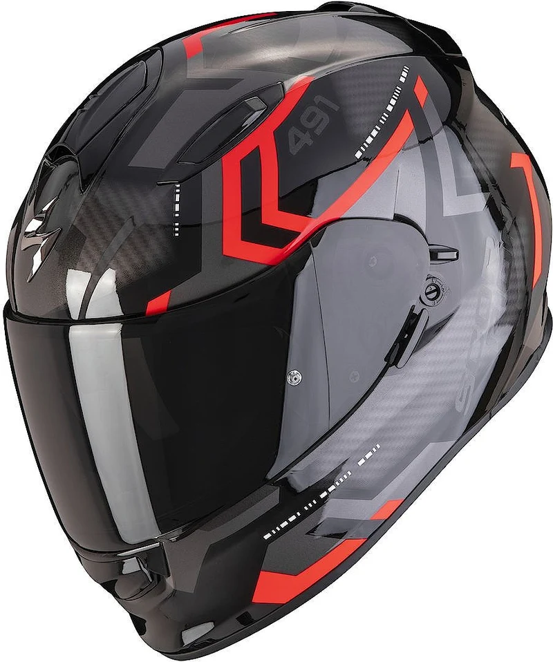 SCORPION - EXO 491 SPIN Rojo-Negro