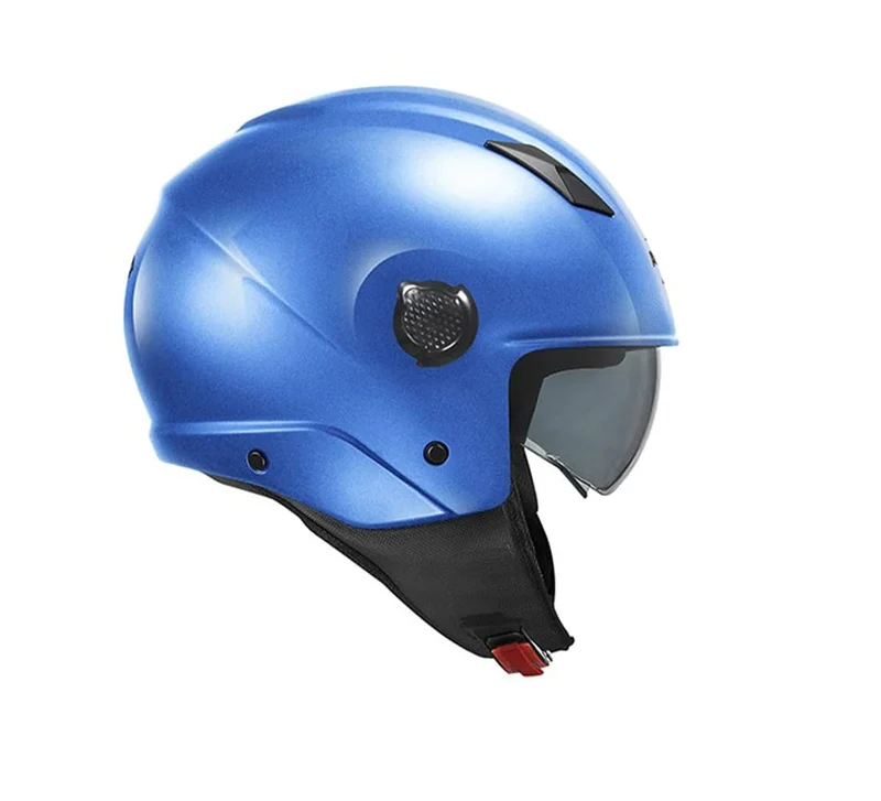 KAPPA KV58B Moto Cara Abierta Casco Basic Azul