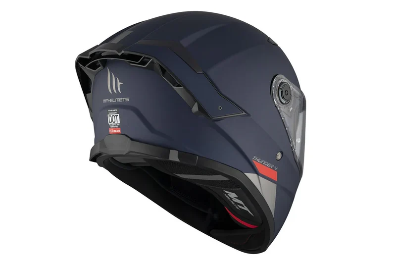 MT THUNDER 4 SV SÃ“LIDA INTEGRAL TURISMO CASCO DE MOTO A7 AZUL MATE