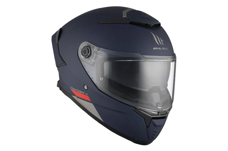 MT THUNDER 4 SV SÃ“LIDA INTEGRAL TURISMO CASCO DE MOTO A7 AZUL MATE