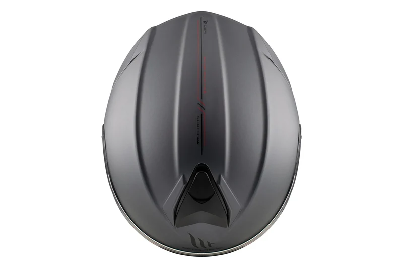 MT GENESIS SV SOLID MODULAR CASCO DE MOTO A1 TITANIO MATE