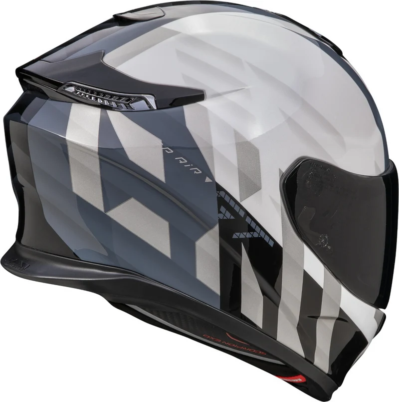 SCORPION CASCOS INTEGRALES EXO-GT SP AIR TOURADVEN BLANCO PERLA PLATA