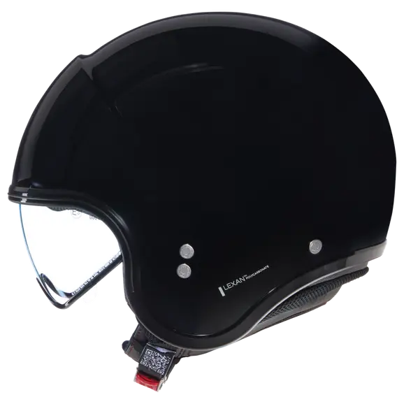 NOLAN N21-06 CLASSICO 301 jet mimi Casco Negro Brillante