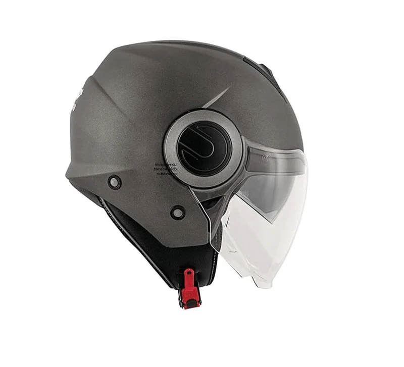 KAPPA KV37 Oregon Motocicleta Cara Abierta Casco Titanio