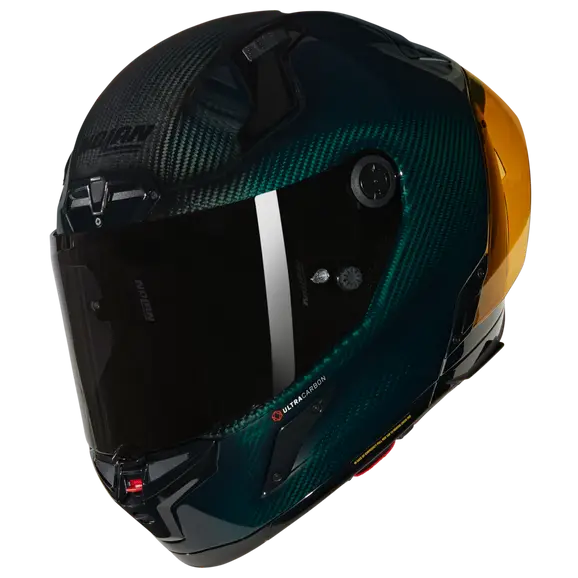 NOLAN X-804 RS ULTRA CARBON LIQUIDO Verde 327 Integral Casco