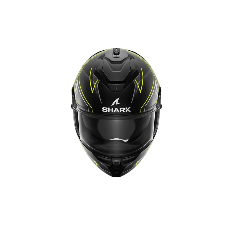 SHARK SPARTAN GT PRO TORYAN negro mate amarillo antracita Casco