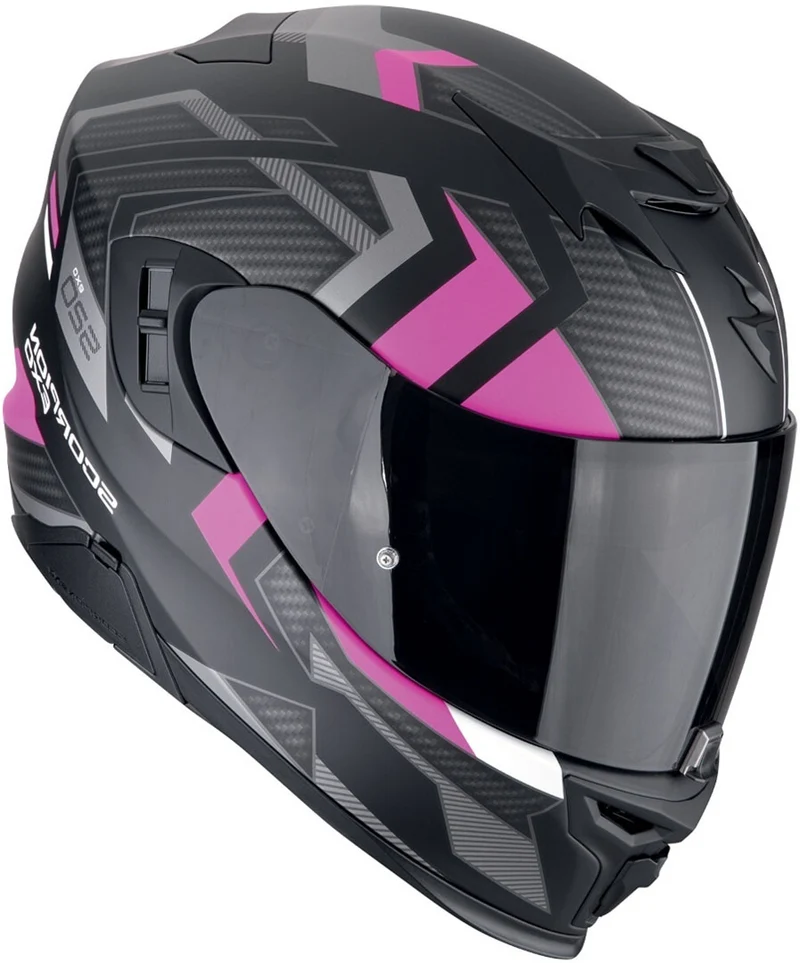 SCORPION CASCOS INTEGRALES EXO-520 EVO AIR SENSUS NEGRO MATE ROSA