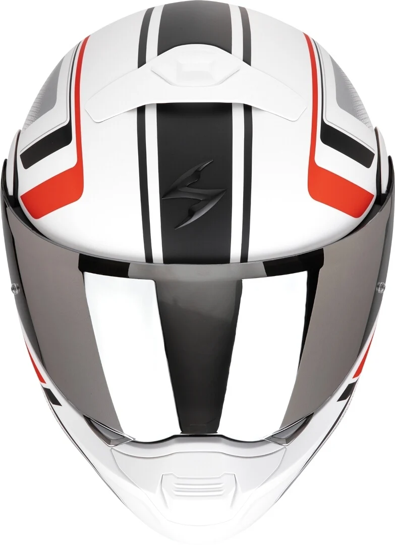 SCORPION EXO-930 EVO ARDENS CASCO MODULAR MATE NEGRO ROJO