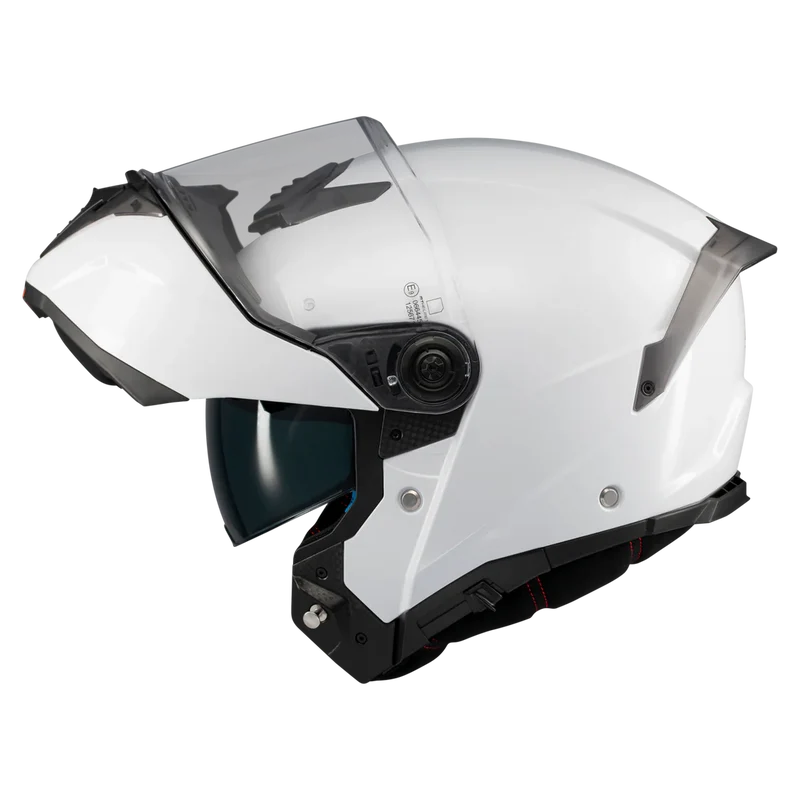 MT FU404SV ATOM 2 SV PURE MODULAR CASCO DE MOTO A0 GLOSS BLANCO
