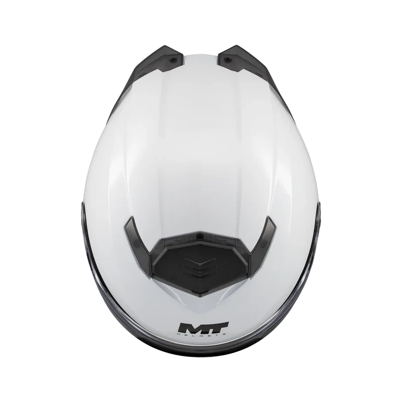 MT FU404SV ATOM 2 SV PURE MODULAR CASCO DE MOTO A0 GLOSS BLANCO