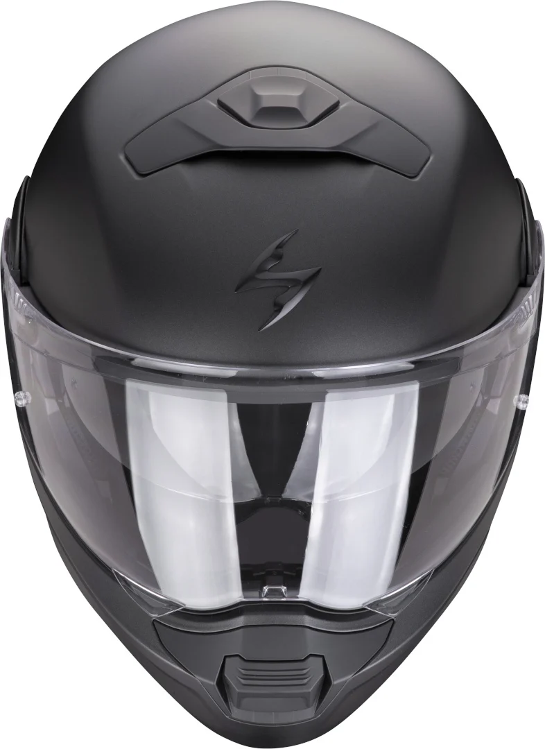 SCORPION EXO 930 EVO SOLID INTEGRAL ABATIBLE CASCO NEGRO PERLA MATE
