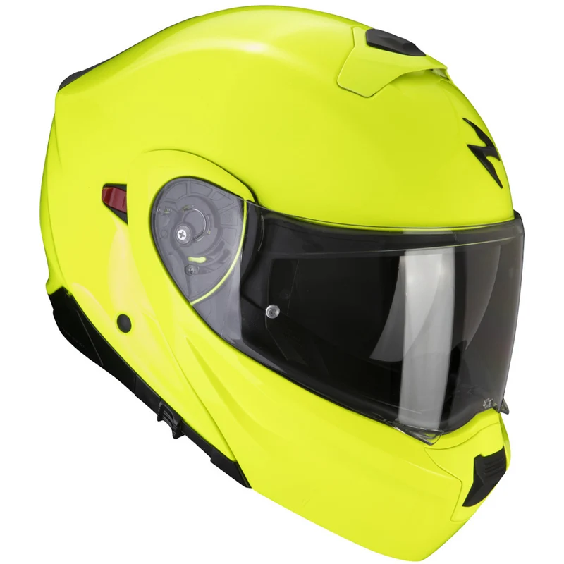 SCORPION EXO 930 EVO SOLID INTEGRAL ABATIBLE CASCO NEON AMARILLO