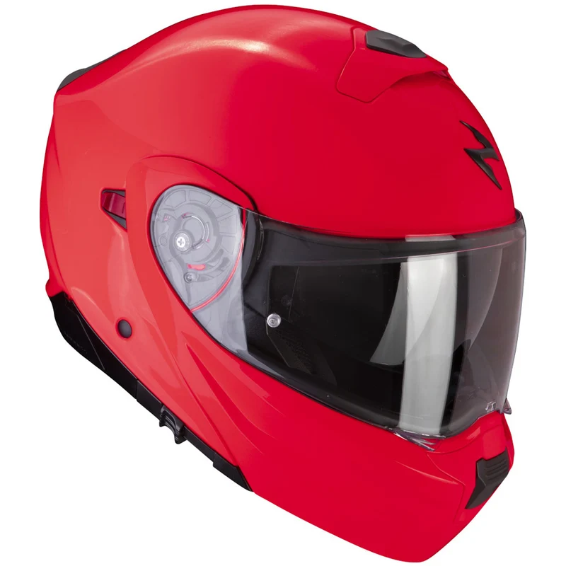 SCORPION EXO 930 EVO SOLID INTEGRAL ABATIBLE CASCO NEON ROJO