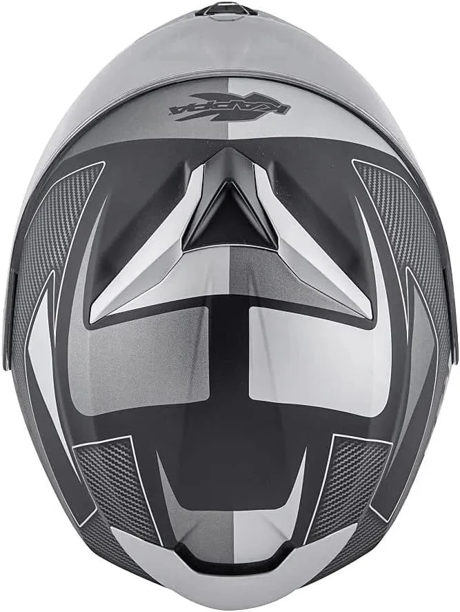 KAPPA KV32 Orlando Moto Abatible Casco Titanio Mate