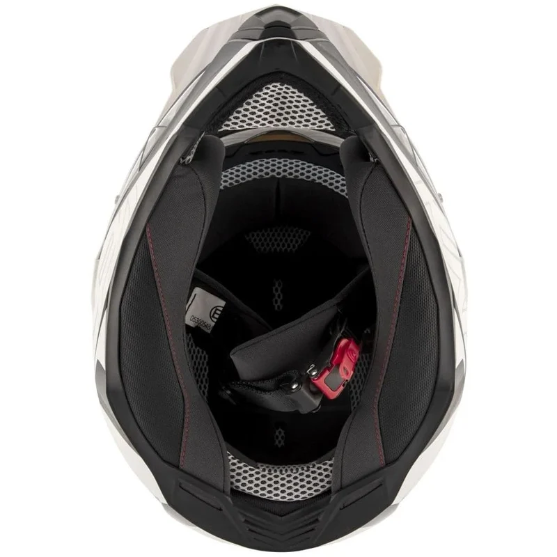 KAPPA KV30 Flash Moto Aventure Casco Blanco Negro