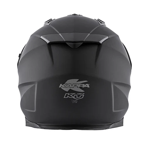 KAPPA KV30 Enduro Basic Moto Aventure Casco Negro
