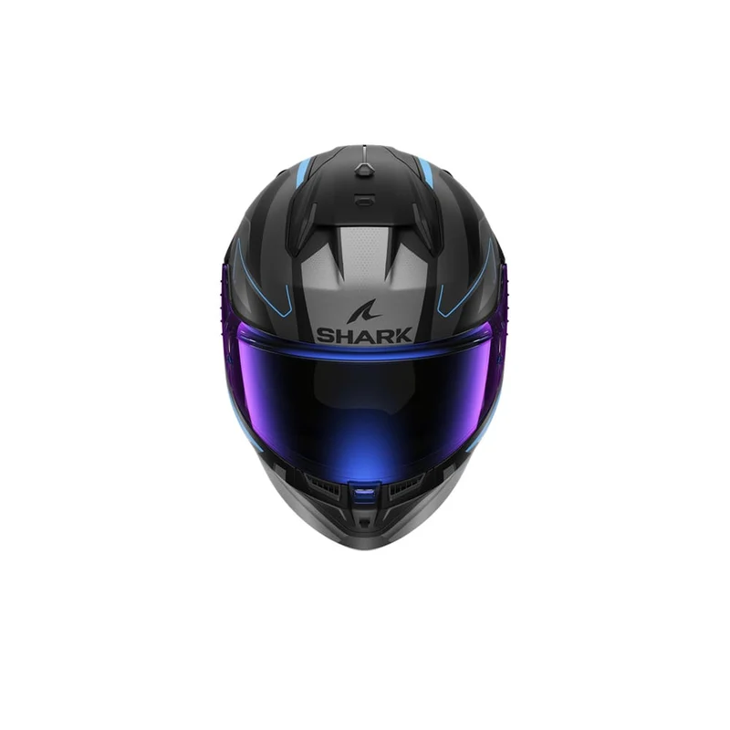 SHARK CASCOS D-SKWAL 3 SIZLER NEGRO MATE AZUL ANTRACITA
