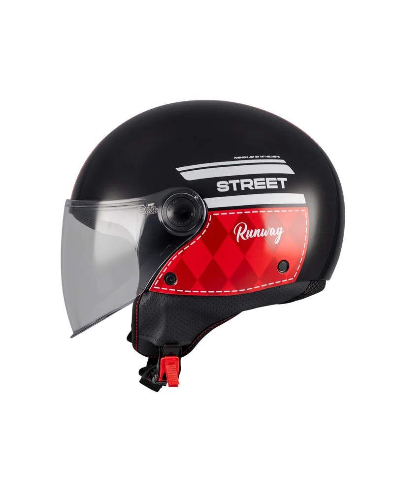 MT OF501 B STREET S RUNWAY MODULAR CASCO DE MOTO B5 BRILLO