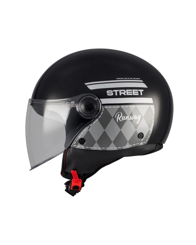 MT OF501 B STREET S RUNWAY MODULAR CASCO DE MOTO B2 BRILLO