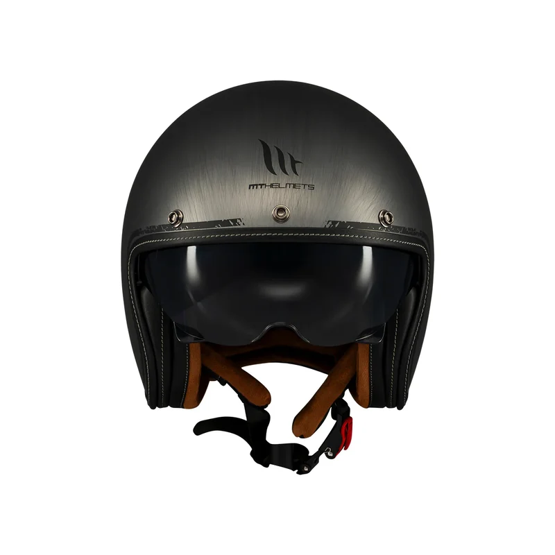 MT LE MANS 2 SV S SCRATCHED CHROME CASCO DE MOTO A2 MATE