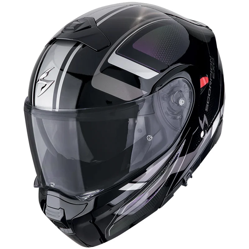 SCORPION EXO-930 EVO ARDENS CASCO MODULAR NEGRO CAMALEÓN