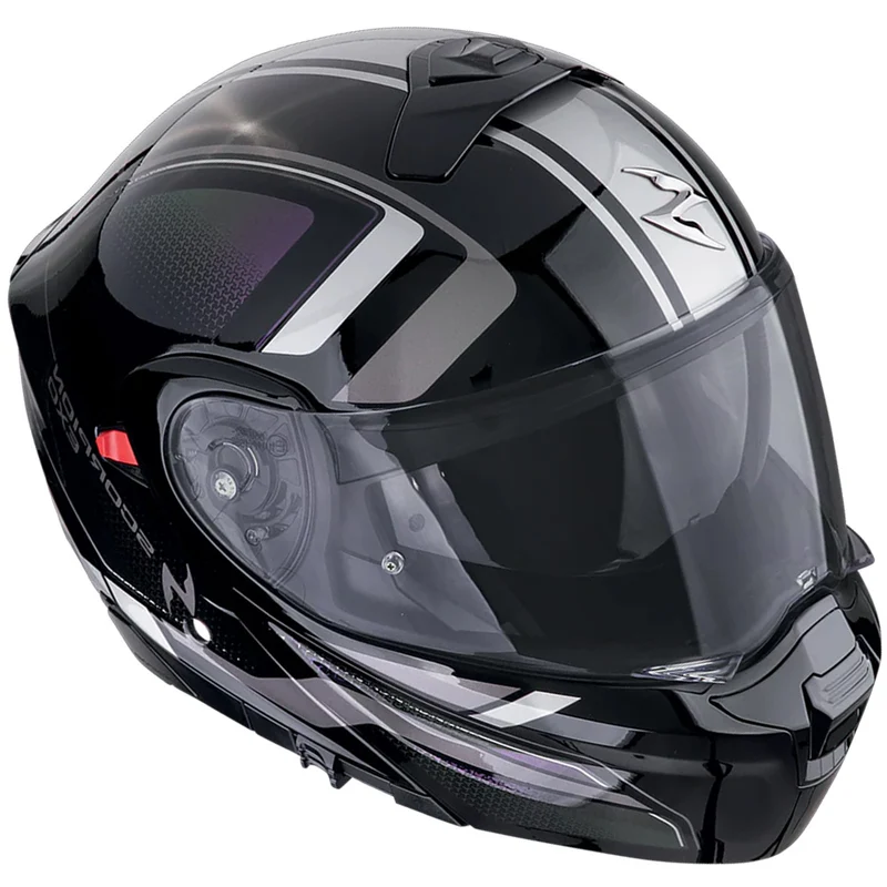 SCORPION EXO-930 EVO ARDENS CASCO MODULAR NEGRO CAMALEÓN