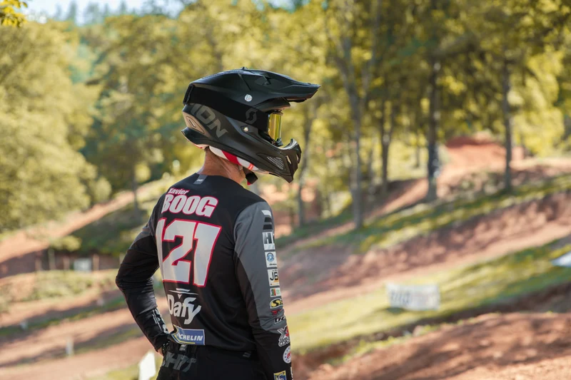 SCORPION VX 22 AIR SOLID Motocross Casco Negro mate