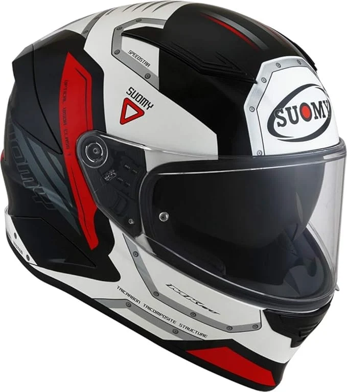 SUOMY-CASCOS SPEED STAR AIRPLANE WHITE/RED