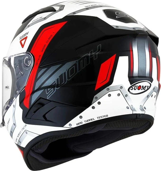 SUOMY-CASCOS SPEED STAR AIRPLANE WHITE/RED