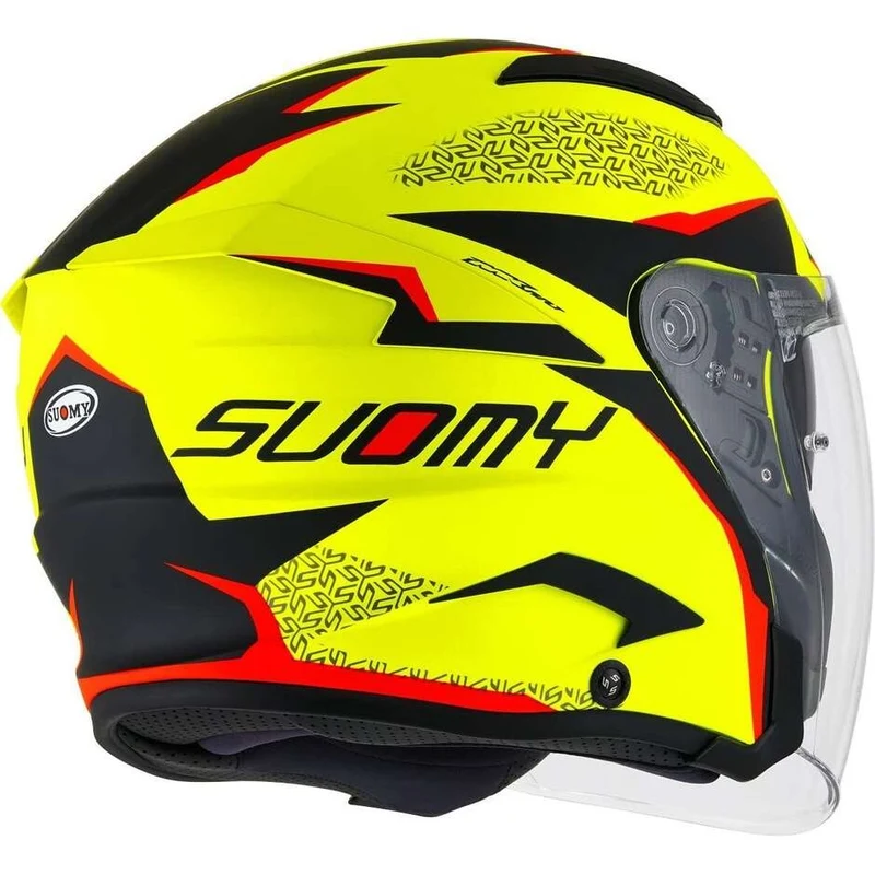 SUOMY-CASCOS SPEEDJET LUMINISM MATT YELLOW FLUO/XS