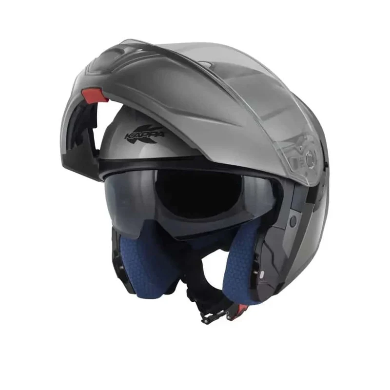 KAPPA KV50 MOTO MODULAR CASCO BASICO GRIS BRILLO