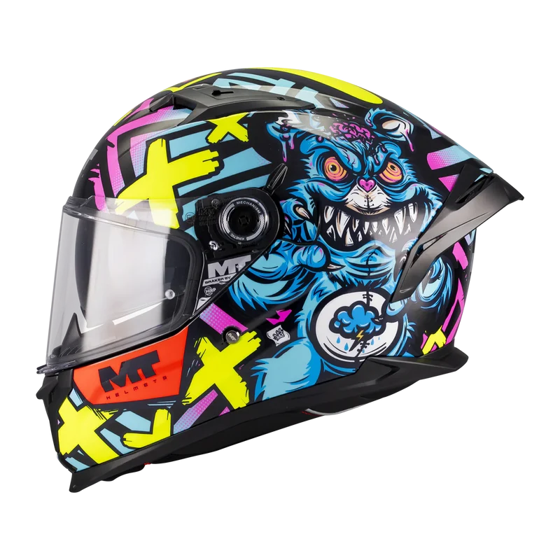 MT BRAKER SV CRAZY TEDDY INTEGRAL CASCO DE MOTO B7 GLOSS