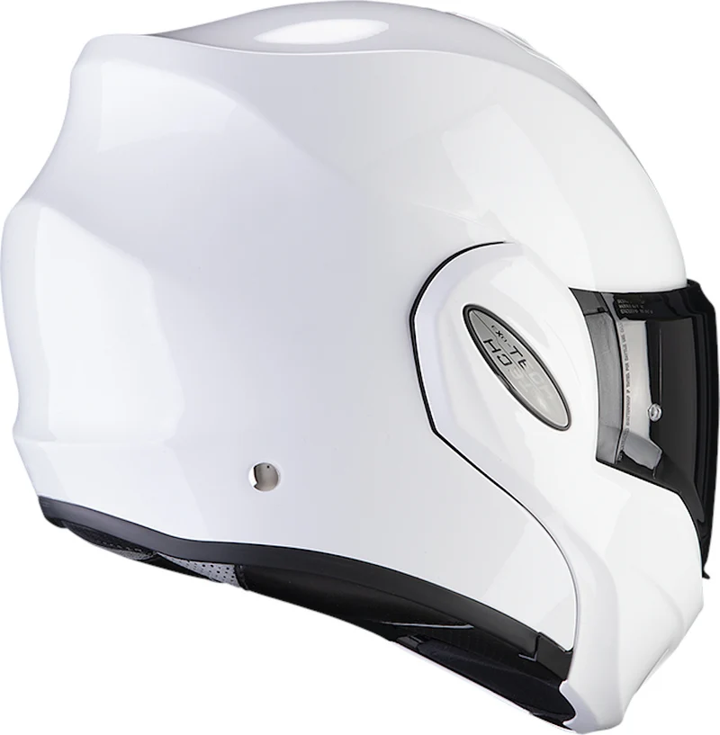 SCORPION EXO TECH EVO SOLID CASCO DE MOTO MODULAR BLANCO