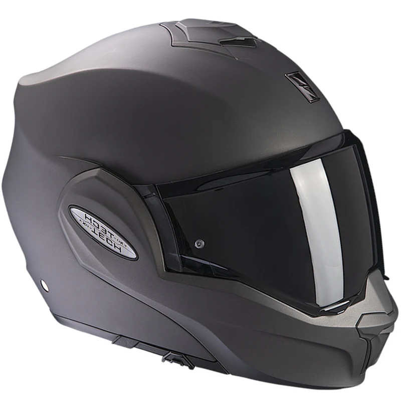SCORPION EXO TECH EVO SOLID CASCO DE MOTO MODULAR MATT ANTHRACITE